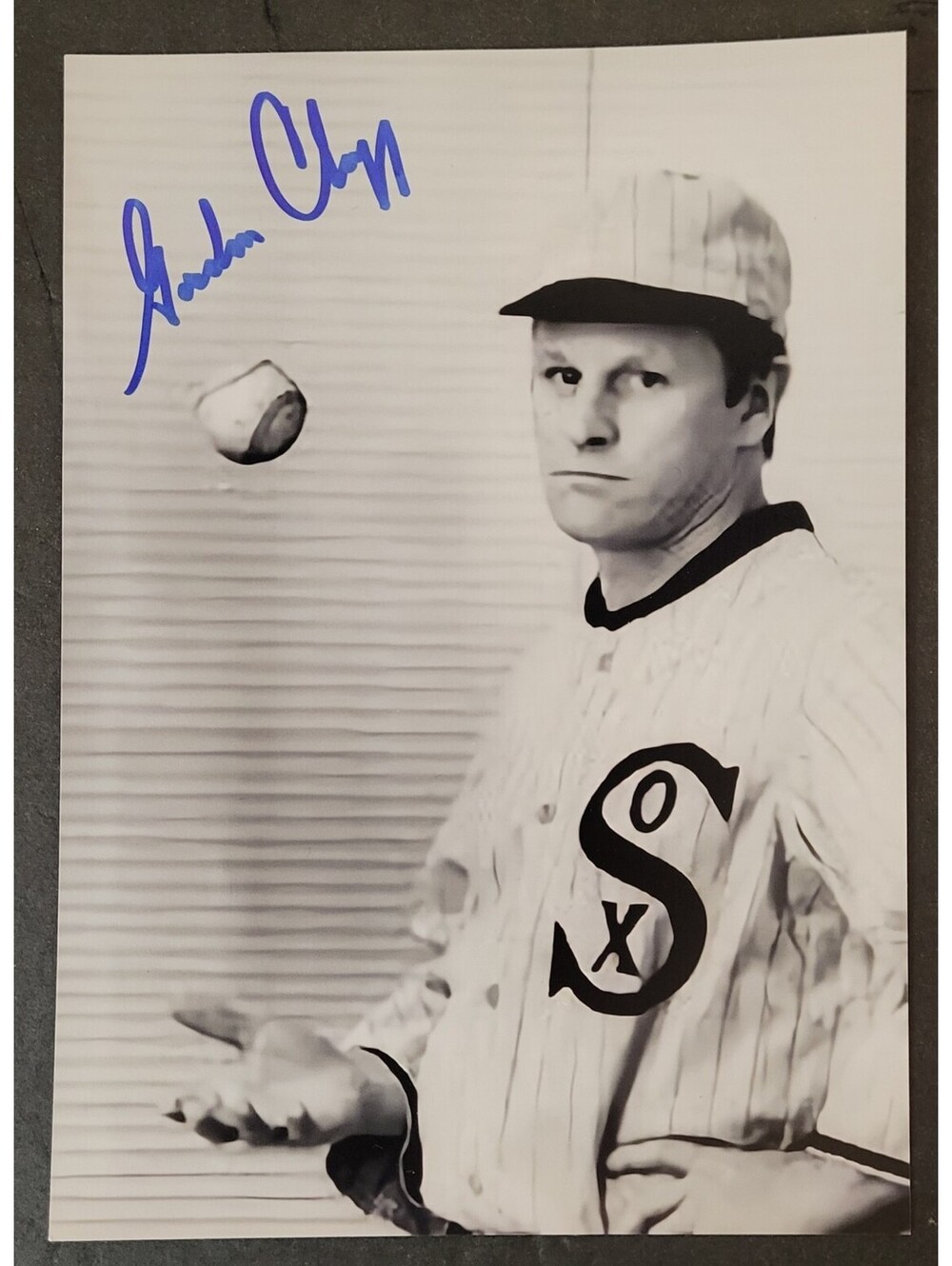 Gordon Clapp Actor Eight Men Out Autographed Signed 5"x7" Black & White Photo